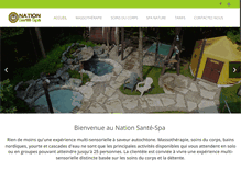 Tablet Screenshot of nationsantespa.com